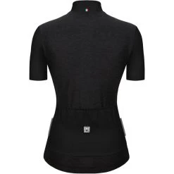 SANTINI COLORE PURO Women's Short-Sleeved Jersey Black 2023 -Cycling Clothing Santini 1954570 135B600x6005D