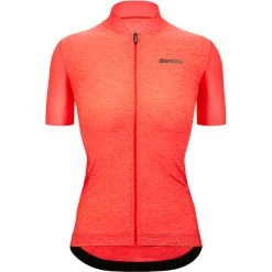 SANTINI COLORE PURO Women's Short-Sleeved Jersey Grey 2023