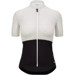 SANTINI COLORE RIGA Women's Short-Sleeved Jersey Black 2023