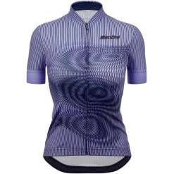 SANTINI DELTA VORTEX Women's Short-Sleeved Jersey Lilac 2023