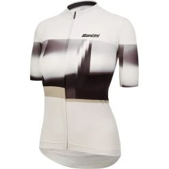 SANTINI KARMA MIRAGE Women's Short-Sleeved Jersey White/Black 2023 -Cycling Clothing Santini 1954762 125B600x6005D