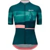 SANTINI KARMA MIRAGE Women's Short-Sleeved Jersey Green/Black 2023 -Cycling Clothing Santini 1954768 115B600x6005D