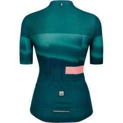 SANTINI KARMA MIRAGE Women's Short-Sleeved Jersey Green/Black 2023 -Cycling Clothing Santini 1954768 135B600x6005D