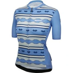 SANTINI PENDELTON Women's Short-Sleeved Jersey Blue 2023 -Cycling Clothing Santini 1954783 125B600x6005D