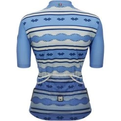SANTINI PENDELTON Women's Short-Sleeved Jersey Blue 2023 -Cycling Clothing Santini 1954783 135B600x6005D