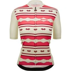 SANTINI PENDELTON Women's Short-Sleeved Jersey Pink 2023