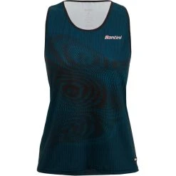 SANTINI VORTEX Women's Sleeveless Jersey Green 2023