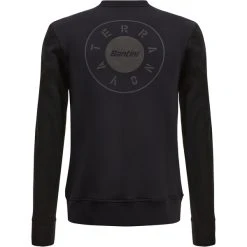 SANTINI GRAVEL WIND BLOCK Long-Sleeved Jersey Black 2022 -Cycling Clothing Santini 3M400GLLWINDBLOC NE 035B600x6005D