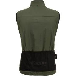 SANTINI ALPHA PACK WIND Vest Khaki 2022 -Cycling Clothing Santini 3M55075ALPHAPACK VM 035B600x6005D