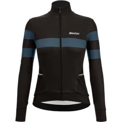 SANTINI CORAL BENGAL Women's Long-Sleeved Jersey Black 2022