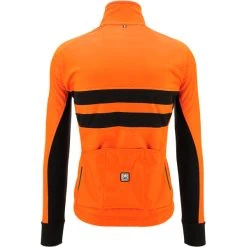 SANTINI COLORE HALO Jacket Orange 2022 -Cycling Clothing Santini 3W50775COLORHALO AF 035B600x6005D