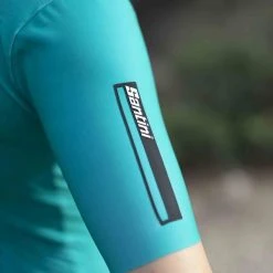 SANTINI COLOR Women's Short-Sleeved Jersey Green -Cycling Clothing Santini 600x600 221495 16158188897756