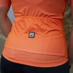 SANTINI COLOR Women's Short-Sleeved Jersey Orange -Cycling Clothing Santini 600x600 221499 16158188698755