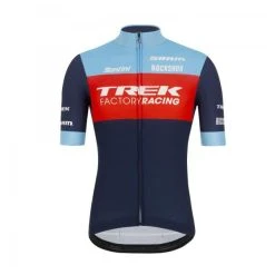 SANTINI TREK FACTORY RACING Short-Sleeved Jersey Blue