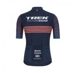 SANTINI TREK FACTORY CYCLOCROSS Short-Sleeved Jersey Blue/Red -Cycling Clothing Santini 600x600 221551 16075192527138