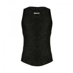 SANTINI ALPHA Sleeveless Base Layer Black