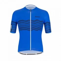 SANTINI TONO PROFILO Short-Sleeved Jersey Blue 2022