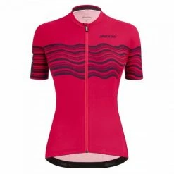 SANTINI TONO PROFLO Women's Short-Sleeved Jersey Pink/Black 2022 -Cycling Clothing Santini 600x600 281643 16427727127865