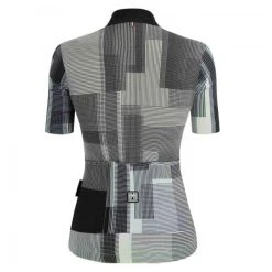 SANTINI DELTA KINETIC Women's Short-Sleeved Jersey Black/White 2022 -Cycling Clothing Santini 600x600 281653 16427723232185