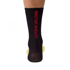 SANTINI LA FLECHE WALLONE Socks Black/Yellow 2022 -Cycling Clothing Santini 600x600 294481 16480440150444