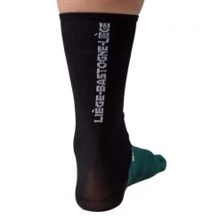 SANTINI LIEGE BASTOGNE LIEGE Socks Black/Green 2022 -Cycling Clothing Santini 600x600 294499 16484575751497