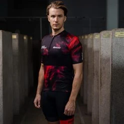 SANTINI PARIS ROUBAIX ENFER DU NORD Short-Sleeved Jersey Black/Red 2022 -Cycling Clothing Santini 600x600 294503 16480297003973