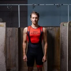 SANTINI PARIS ROUBAIX Sleeveless Base Layer Black/Red 2022 -Cycling Clothing Santini 600x600 294507 16480297224405