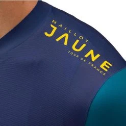 SANTINI ALLEZ LE MAILLOT JAUNE Short-Sleeved Jersey Blue 2022 -Cycling Clothing Santini 600x600 294529 16534036048514