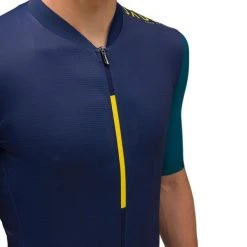 SANTINI ALLEZ LE MAILLOT JAUNE Short-Sleeved Jersey Blue 2022 -Cycling Clothing Santini 600x600 294529 16534036059998