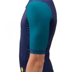 SANTINI ALLEZ LE MAILLOT JAUNE Short-Sleeved Jersey Blue 2022 -Cycling Clothing Santini 600x600 294529 16534036069111