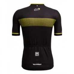 SANTINI TOUR DE FRANCE OFFICIEL Short-Sleeved Jersey Black/Yellow 2022 -Cycling Clothing Santini 600x600 294557 16529770824568