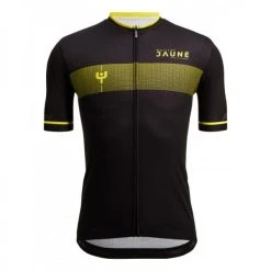 SANTINI TOUR DE FRANCE OFFICIEL Short-Sleeved Jersey Black/Yellow 2022