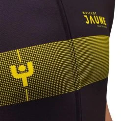 SANTINI TOUR DE FRANCE OFFICIEL Short-Sleeved Jersey Black/Yellow 2022 -Cycling Clothing Santini 600x600 294557 16534038690624