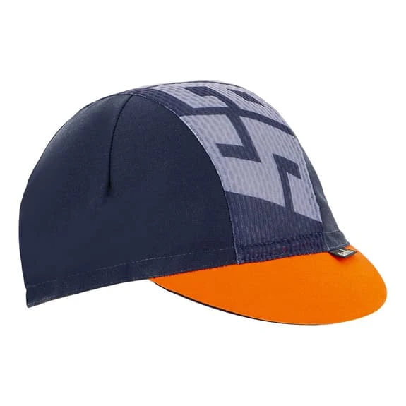 Santini Colore Cap Navy Blue Orange 6 Santini Colore Cap Navy Blue Orange - Image 4