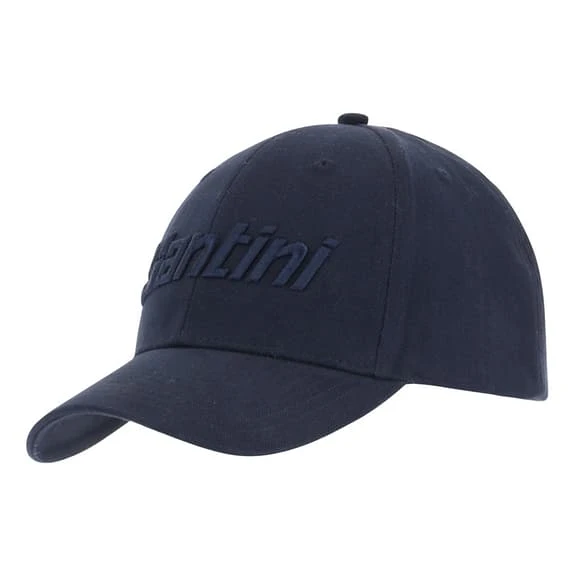 Santini Logo Baseball Cap Navy Blue 3 Santini Logo Baseball Cap Navy Blue