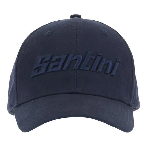 Santini Logo Baseball Cap Navy Blue 4 Santini Logo Baseball Cap Navy Blue - Image 2