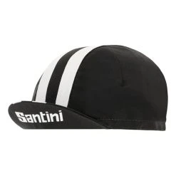 Santini Bengal Hat Black White -Cycling Clothing Santini st 2s460cotbeng ne 003