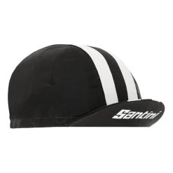 Santini Bengal Hat Black White -Cycling Clothing Santini st 2s460cotbeng ne 006
