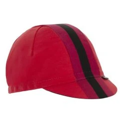Santini Bengal Hat Red Lilac Black -Cycling Clothing Santini st 2s460cotbeng rs 005