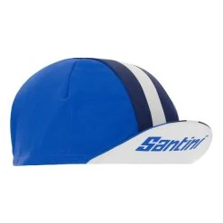 Santini Bengal Hat Electric Blue White -Cycling Clothing Santini st 2s460cotbeng ry 006