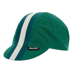 Santini Bengal Cap Green White