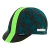 Santini Vis Ironman Cap Black Green -Cycling Clothing Santini st 9i460cotvis vf 002