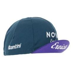 Santini Nova Eroica Opera Cap Green Blue -Cycling Clothing Santini st er460cotopera te 006