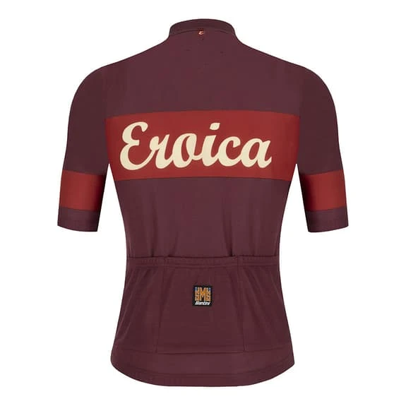 Santini Eroica Ruby Kit Burgundy Black 6 Santini Eroica Ruby Kit Burgundy Black - Image 4