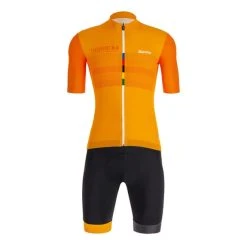 Santini UCI Sallanches 1964 Kit Orange Black