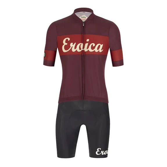 Santini Eroica Ruby Kit Burgundy Black 3 Santini Eroica Ruby Kit Burgundy Black