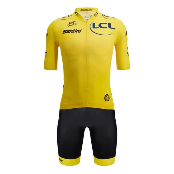 Santini Tour De France 2023 General Classification Leader Kit 3 Santini Tour De France 2023 General Classification Leader Kit