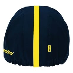 Cap Santini Le Maillot Jaune Allez Dark Blue Yellow -Cycling Clothing Santini st mj460cotallez 003