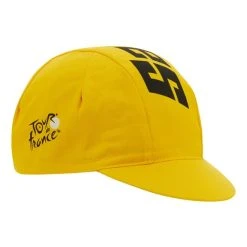 Santini Tour De France 2022 Cap Yellow -Cycling Clothing Santini st re460cot 2tdf gi 004