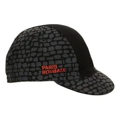 Santini Paris-Roubaix Enfer Du Nord Cap Black -Cycling Clothing Santini st re460cot22pr 004